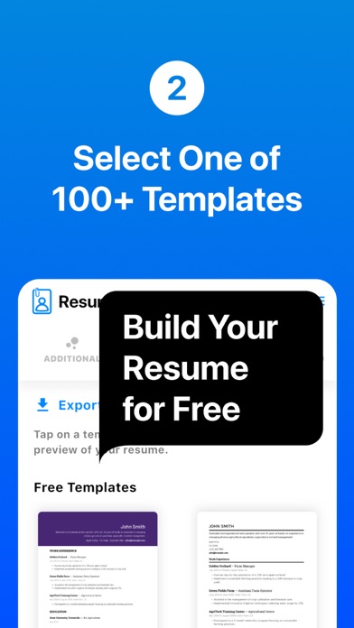 Screenshot #2 pour Resume Builder Pro with AI