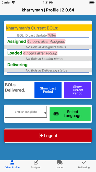 App screenshot