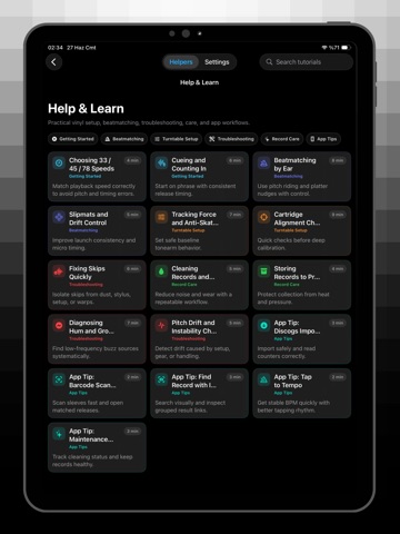 GruKit: DJ Vinyl Scanner iPad screenshot
