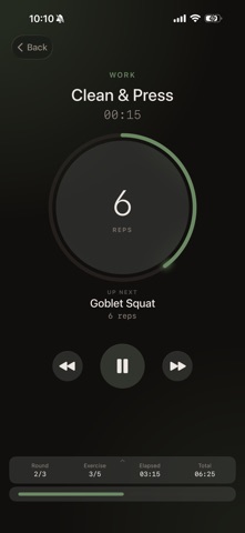 Kettlebell Interval Timer Screenshot 5 of 8