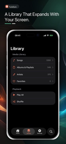 TuneSync: NAS Music Player Screenshot 4 of 5