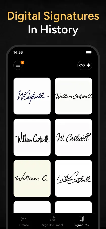Screenshot 6 di 6 di eSign AI - AI Signature Maker