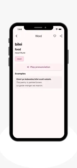 Lingala Dictionnaire screenshot 3