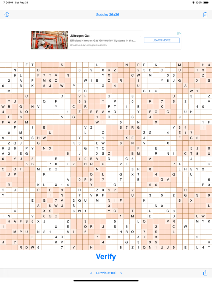 #1. Sudoku 36x36 (iOS) โดย: ABCOM