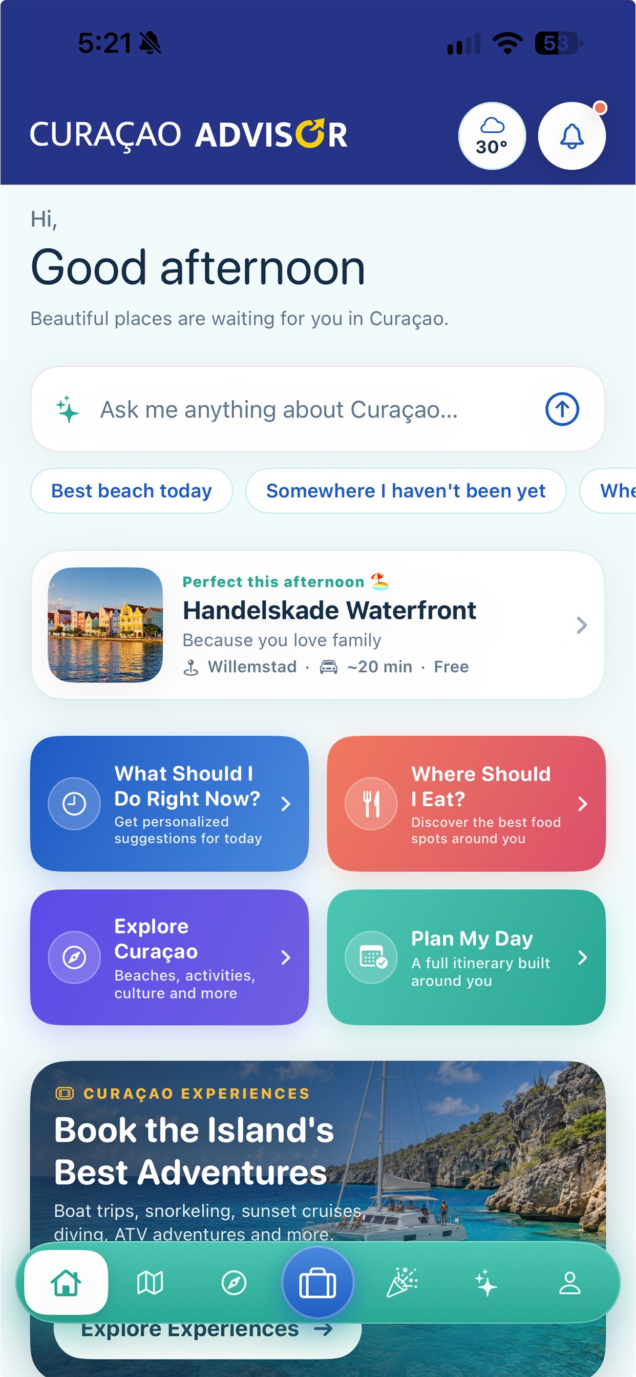 Screenshot 1 of Curaçao Advisor
