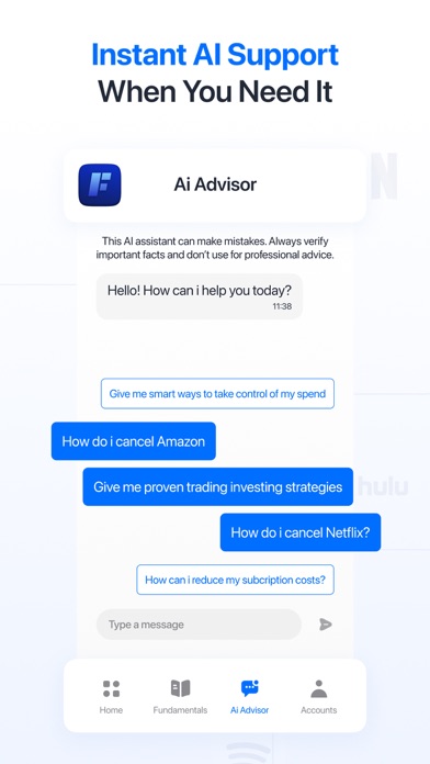 Feenko: Subscription Manager screenshot