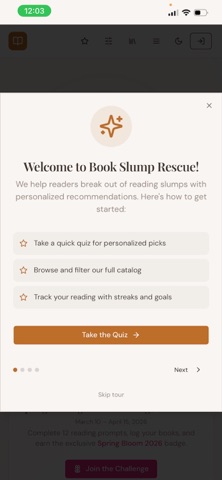Book Slump Rescue Screenshot 1 of 3