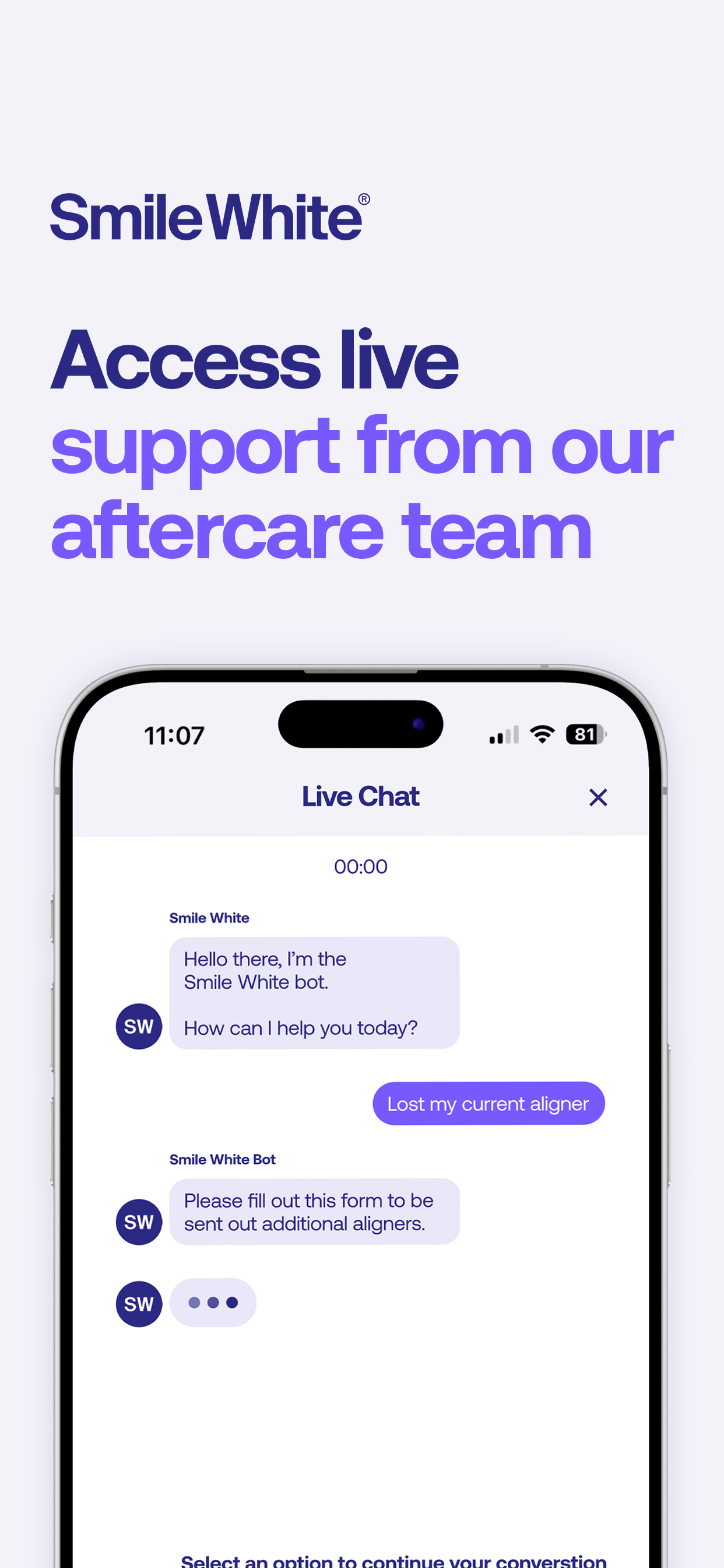 Smile White screenshot 4