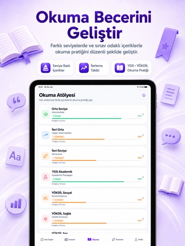 YDS Pro - YDS ve YÖKDİL iPad screenshot