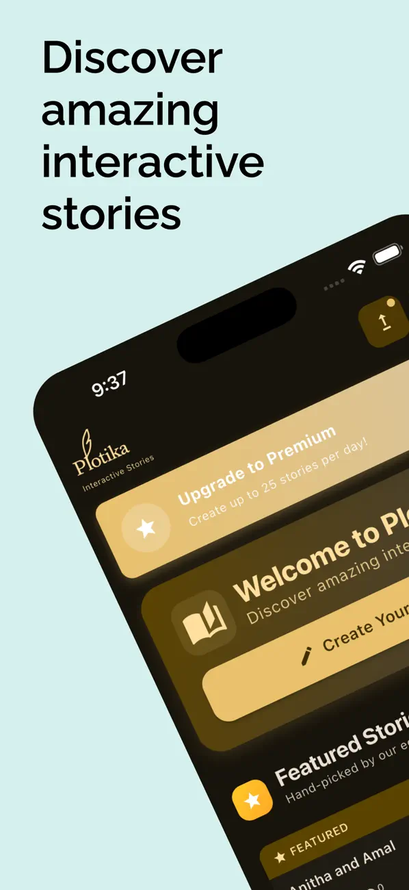 #1. Plotika (iOS) Av: Nikhil Biju