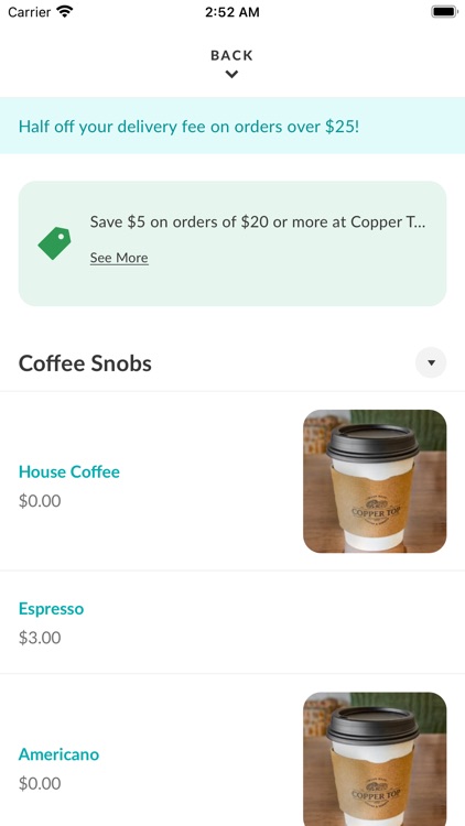 Copper Top Coffee & Donuts