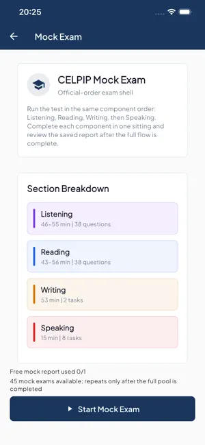 CELPIP 2026 Mock Exam screenshot 2