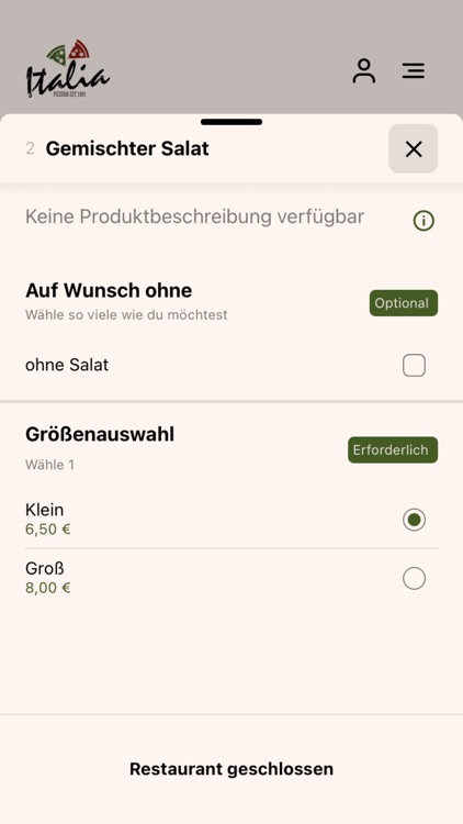 Pizzeria Italia Illingen DE screenshot-3