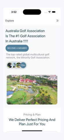 AUSTRALIA GOLF ASSOCIATION Screenshot 1 of 3