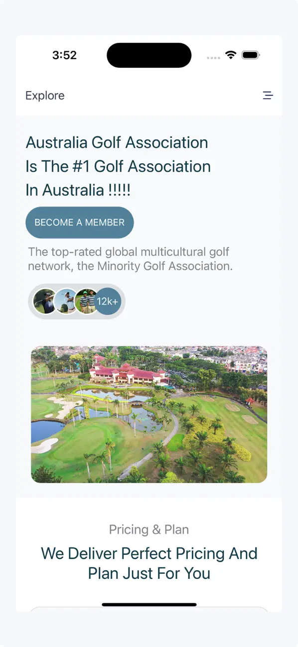 Screenshot #1 pour AUSTRALIA GOLF ASSOCIATION