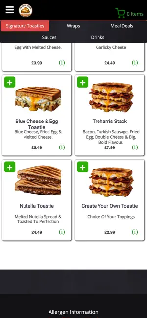 Toastie Kitchen Treharris screenshot 4