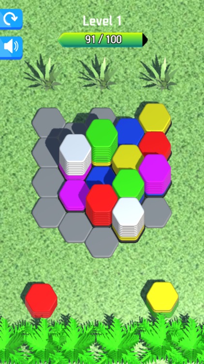 Hexa Color Sort 3D