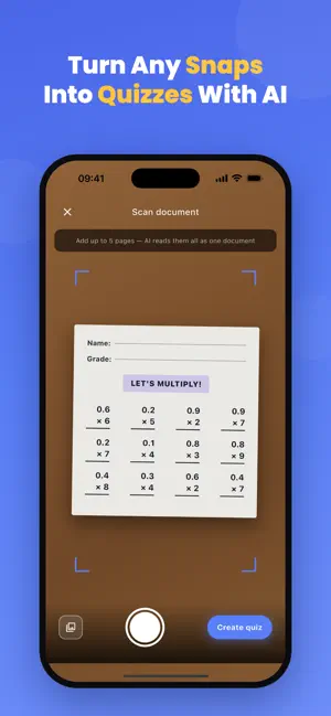 Worksheetzone: AI Quiz Maker screenshot 2