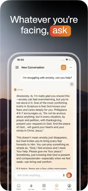 Embr+: Bible Study & Prayer AI screenshot 3