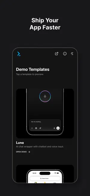 Native Templates iPhone screenshot 3