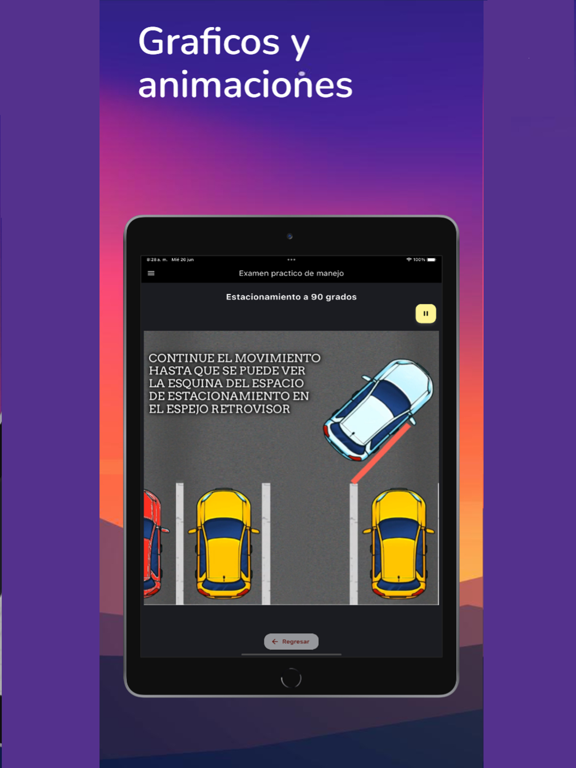 Practical driving test iPad screenshot 3 - Education app