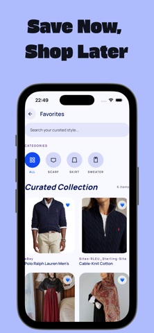 StyLens: AI Outfit Search iPhone screenshot