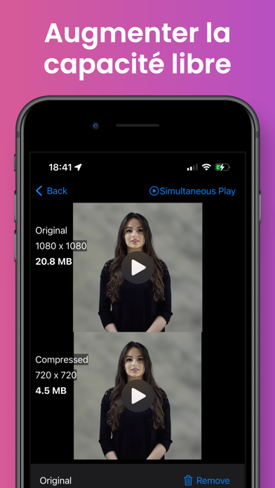 Screenshot #3 pour Compression Vidéo Facile