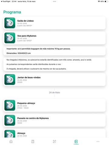 Encontrão VdA iPad screenshot