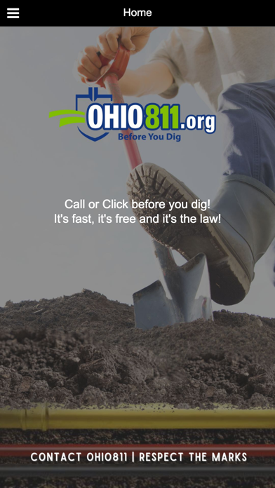 OHIO811 Screenshot