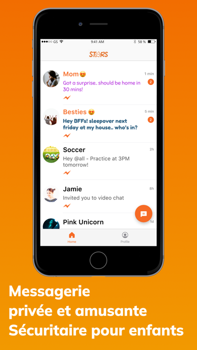 Screenshot #1 pour Stars Messenger Enfants