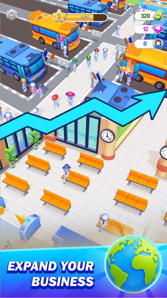 #3. Terminal Master - Bus Tycoon (iOS) 来自: Supercent, Inc.