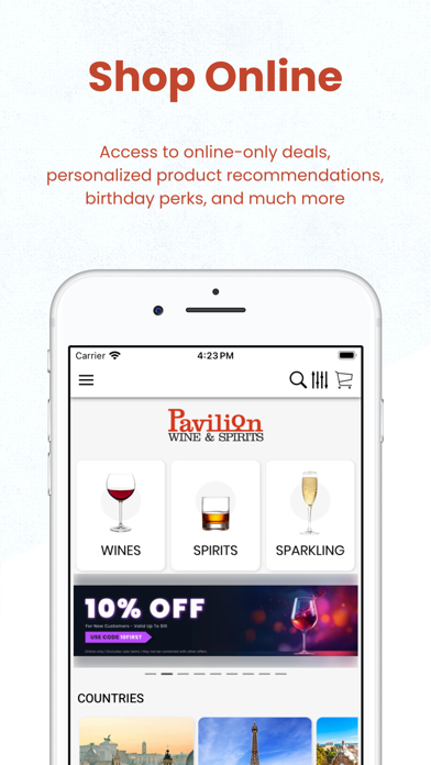 Pavilion Wine & Spirits Screenshot