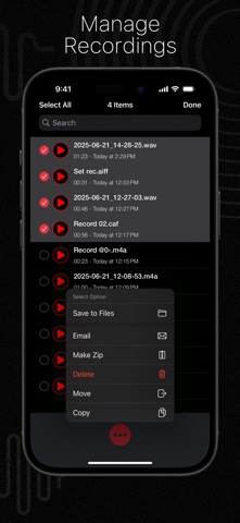 Audio Recorder Pro & Playback App Store preview screenshot 8