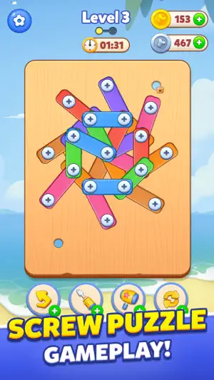 Screw Puzzle, Nuts & Bolts screenshot 1