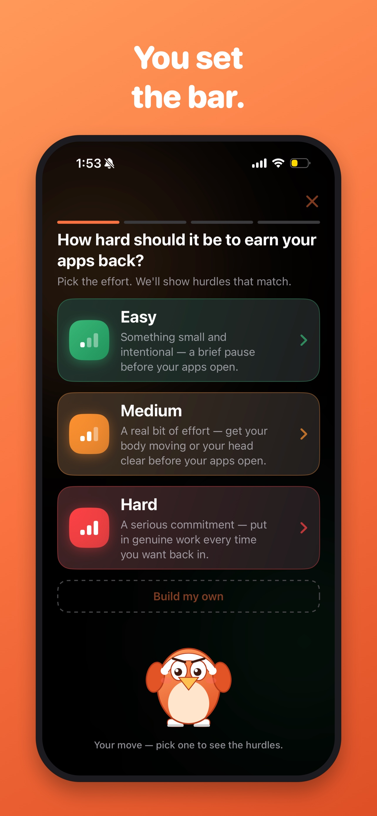 Hurdle - Screen Time You Earn screenshot 3