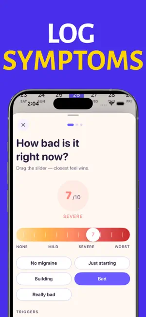 Migraine Buddy - MigraCue screenshot 3