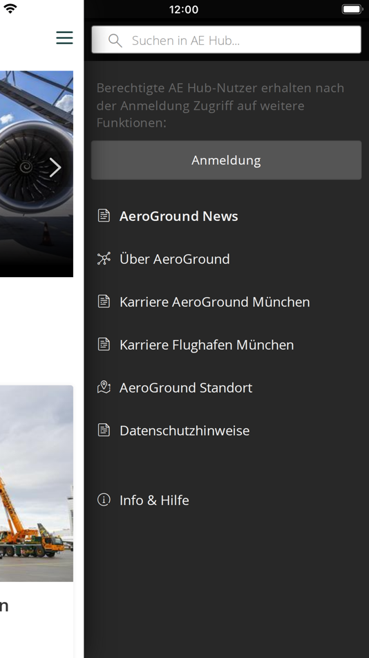 #2. AE Hub - Die AeroGround App (iOS) 由: AeroGround Flughafen Muenchen