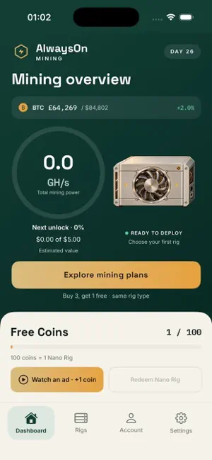 AlwaysOn Mining screenshot 1