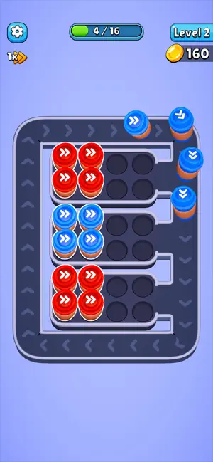 Coffee Loop Sort 3D screenshot 1