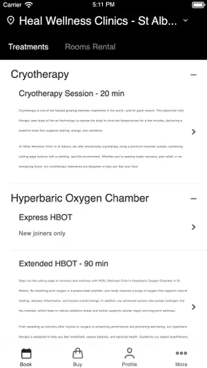 Heal Wellness Clinics screenshot 2