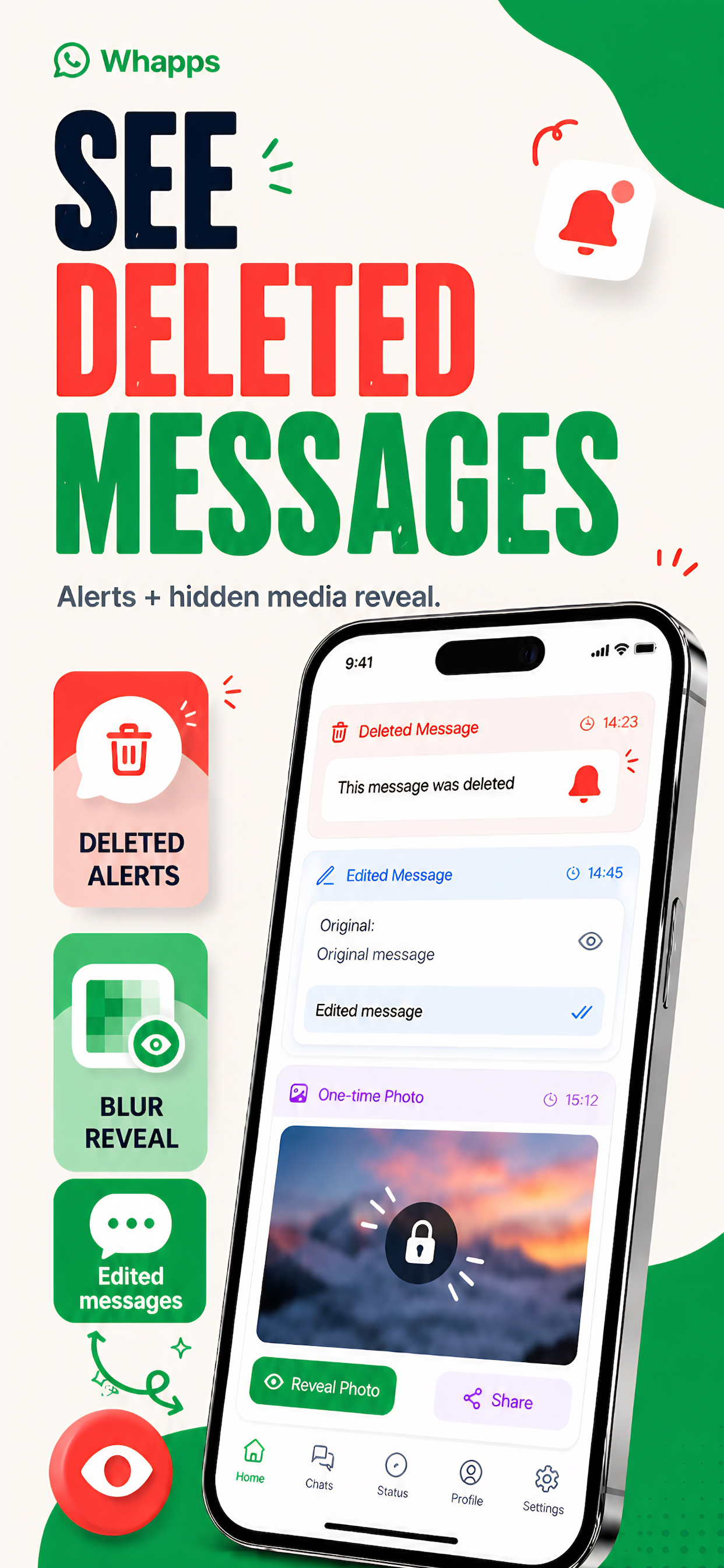 Whapps: Last Seen Notification screenshot 3