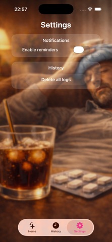 Hangover Log screenshot
