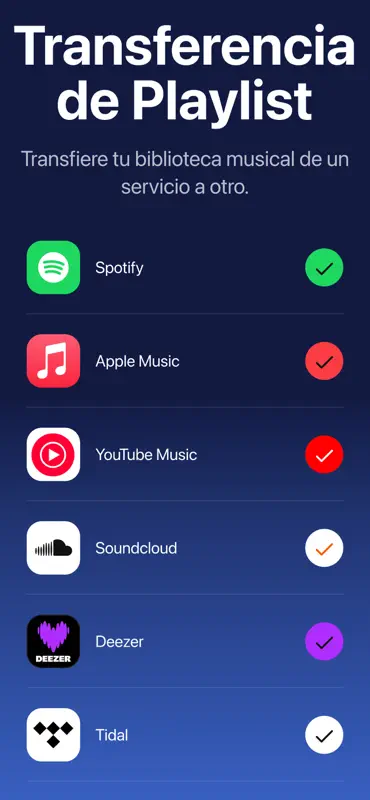 Playlist Transfer for My Music screenshot 1 of 6
