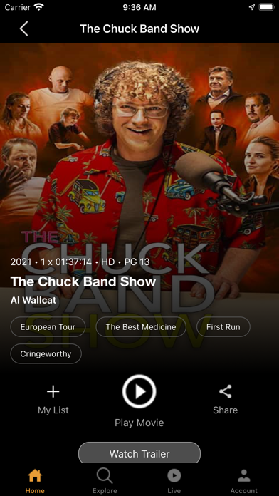 Justwatchme.tv Screenshot