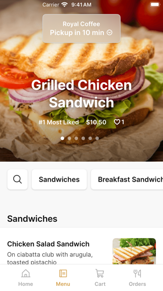 Royal Coffee app screenshot 2