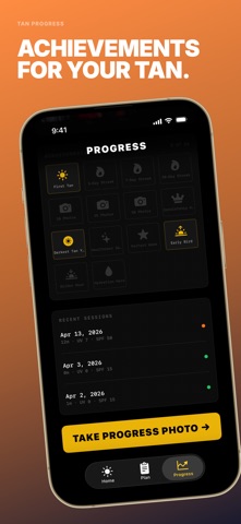 Tanning App: TrackTan UV Index iPhone screenshot
