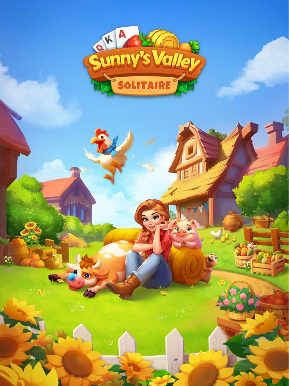 Sunny’s Valley: Solitaire Gameのおすすめ画像1
