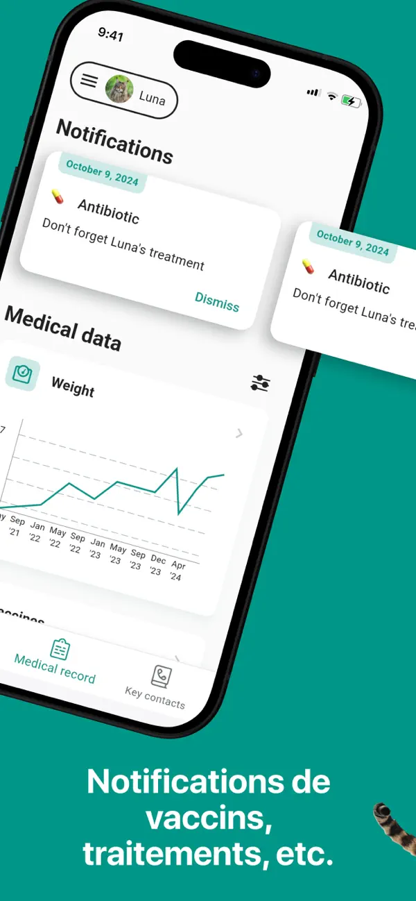 Screenshot #3 pour Medika - Carnet de santé