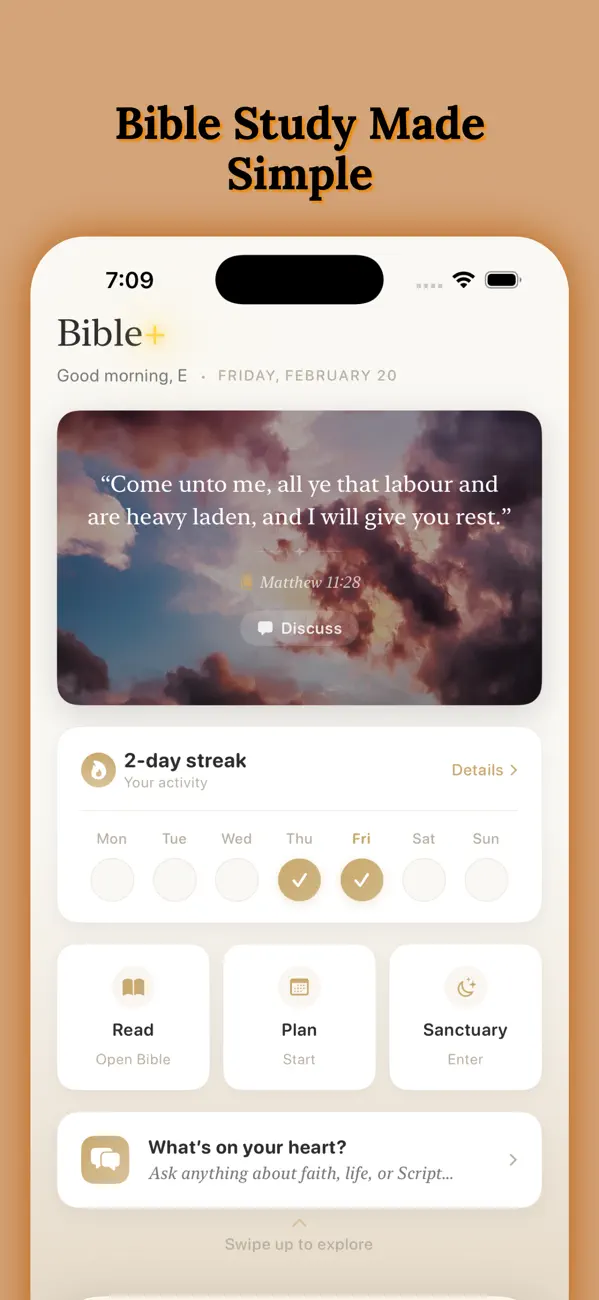 #2. Bible Plus: Pray, Study & Read (iOS) Ved: Ephraim Belachew