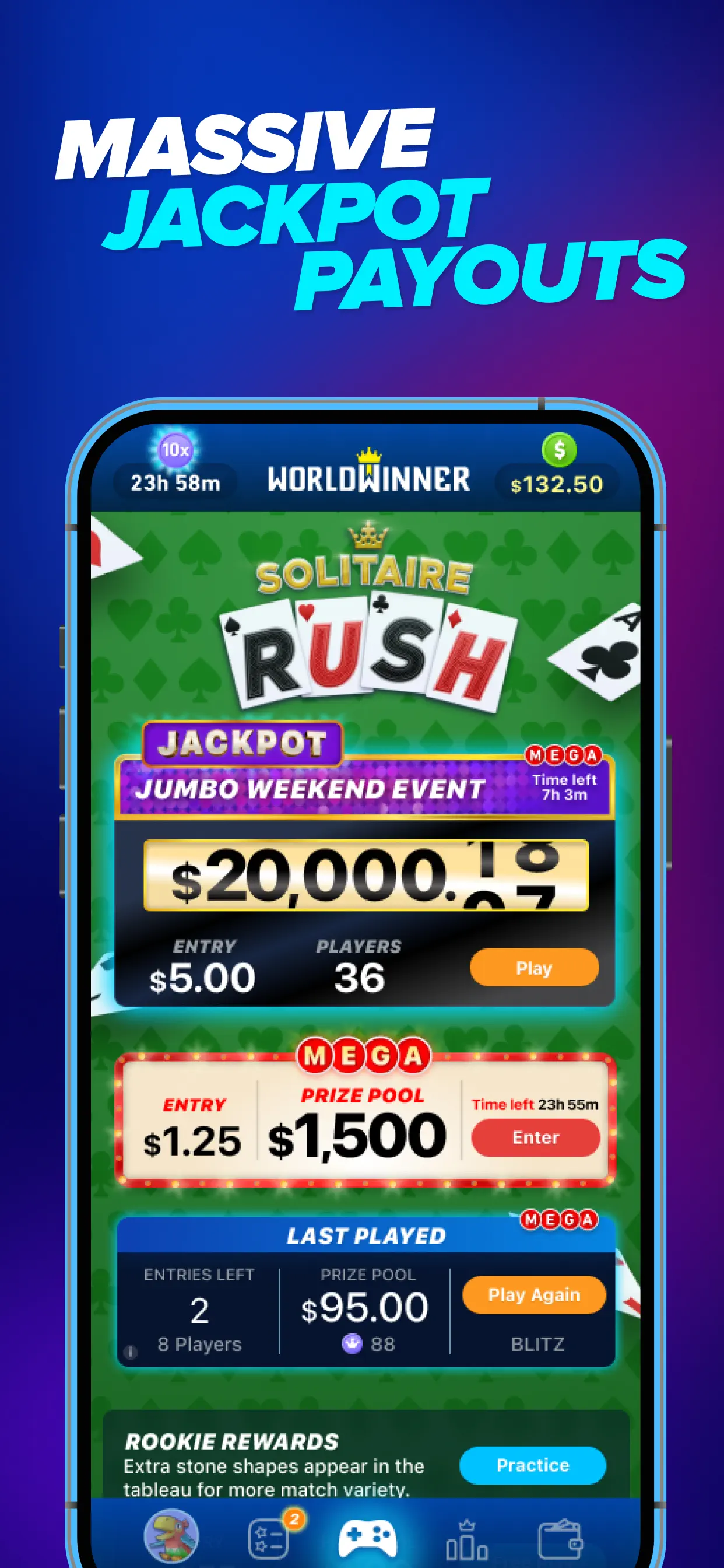 WorldWinner: Play for Cash screenshot 5